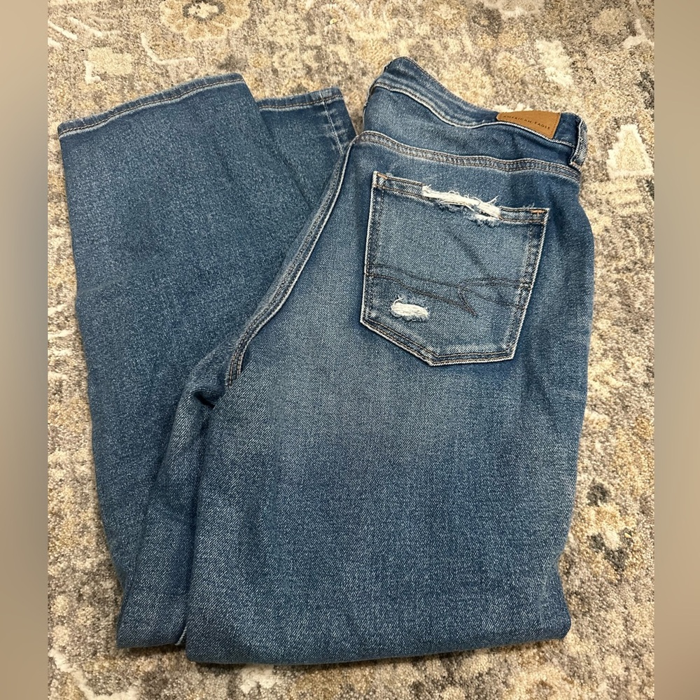 American Eagle Outfitters Relaxed Fit Blue Jeans